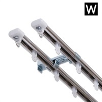 【カーテンレール】C型ステンレスレールW　5本セット