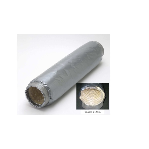 150φスパイラルダクト　可変式エルボ　開口ズレ解消　現場調整可能　省力化　FITエルボ（断熱材付)