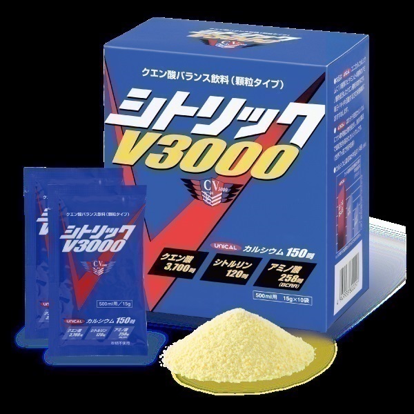 【クエン酸栄養補給】シトリックv3000(24箱（1箱10袋入）-送料無料)