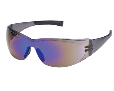 【熱中症対策】保護めがね(ハードコート　ブルーミラー)