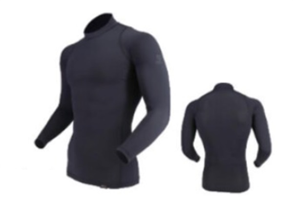 【冷感アンダーウェア】パワーストレッチ　ロングスリーブ（バックハイネック）