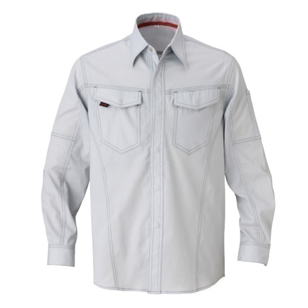 【作業服】スーパーストレッチ　春夏男女兼用長袖シャツ　AL757