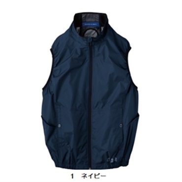 【空調服/ペルチェ・ファン別売】AE4069　エコ・ボルトクール/日傘遮熱ベスト(ペルチェネックホルダー付）