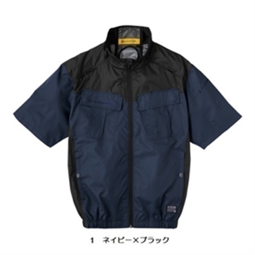 【空調服/ペルチェ・ファン別売】G4040　ボルトクール/日傘遮熱半袖ブルゾン（ペルチェネックホルダー付）