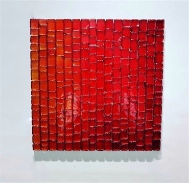 Glass mosaic Ｃ(（紅）)
