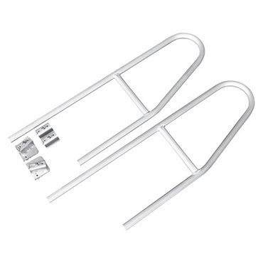 【ベランダステップ】ベランダステップ：安全(オプション：ソケット式手すり（２本１セット）　沖縄地域)