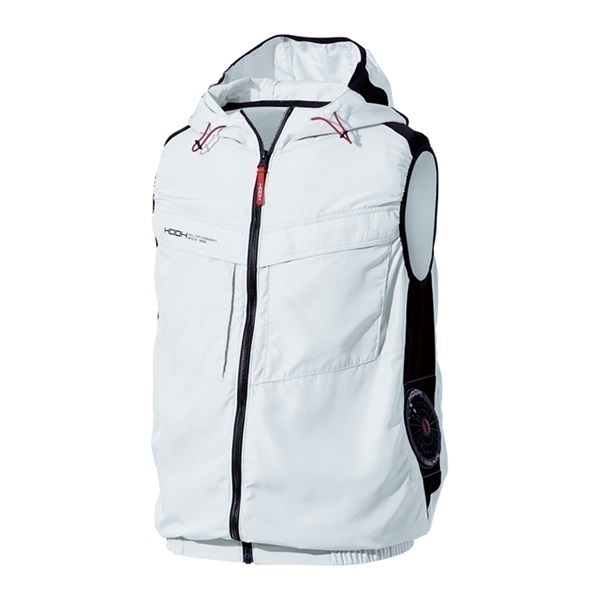 【空調服】サイドファンフードベスト＋バッテリーファンセット