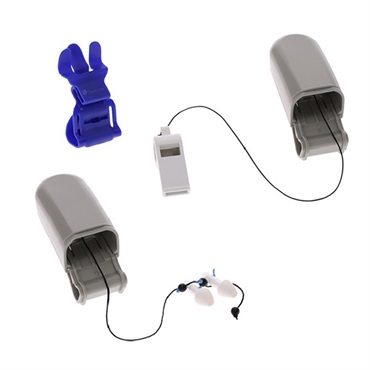 【ヘルメット】付属ホルダー　ホイッスル/耳栓/ペンホルダー