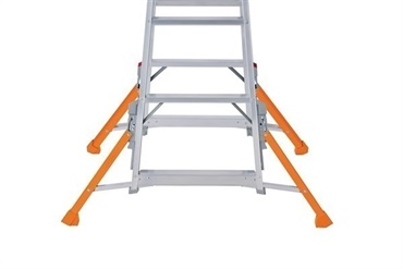 【脚立】アウトリガー　ハチ式(4段　1.40m（型式：RLH-15）　本土)