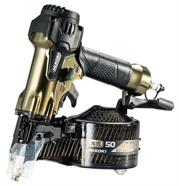 【ハイコーキ】高圧ロール釘打機　エアダスタ機構搭載　NV50H2(S)