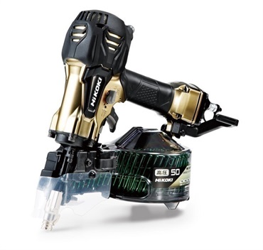 【ハイコーキ】高圧ロール釘打機　パワー切替機構付　NV50HR2(S)