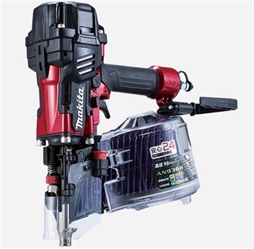 【マキタ】※数量限定※90mm釘打機【単発打ち改造済】(AN936H（赤）)